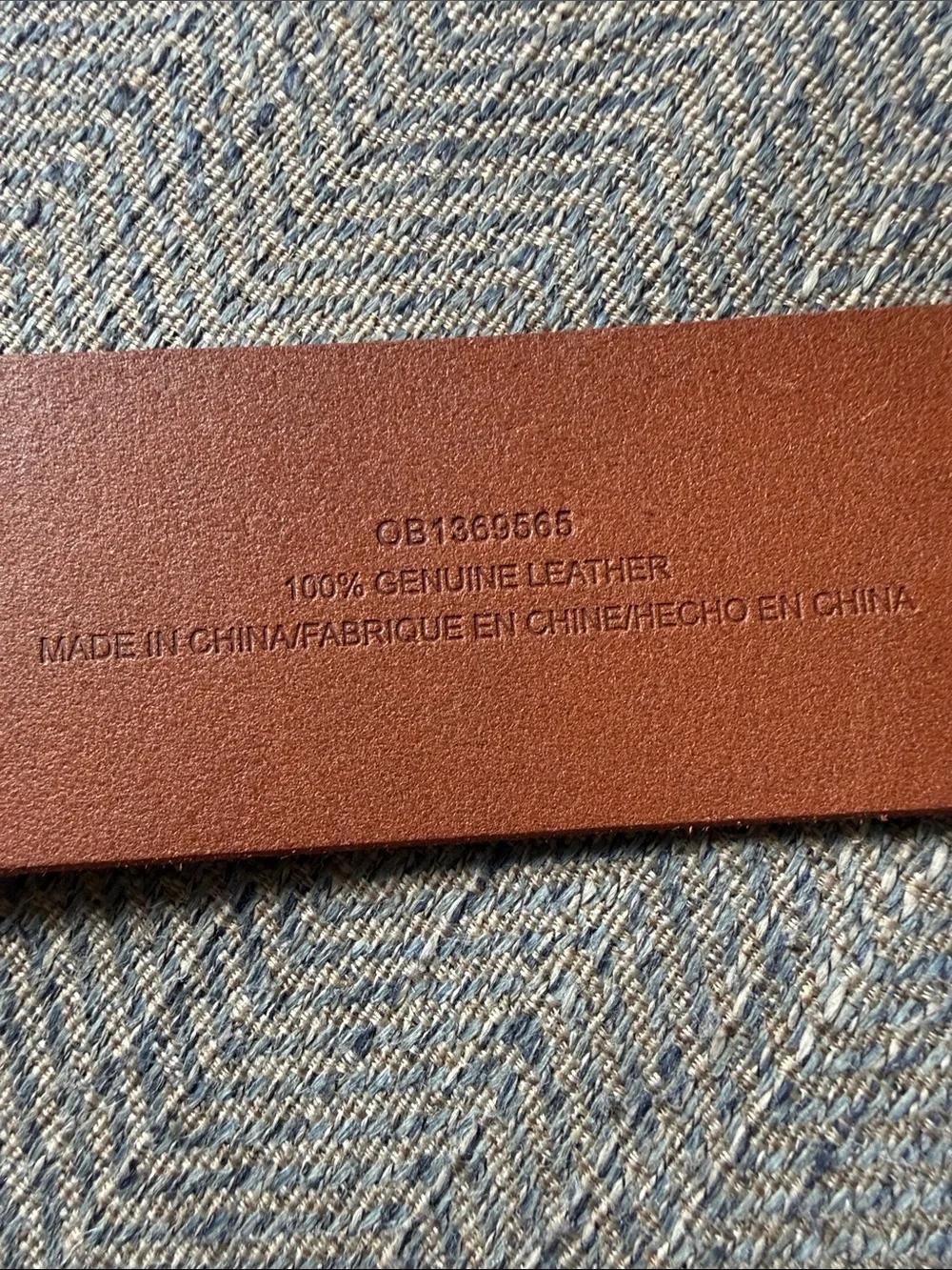 Anthropologie Women’s Tan Leather Belt Size: XS/S